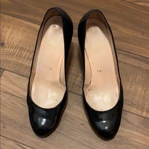 Christian Louboutin Dark Blue Navy Pump Heels 36.5